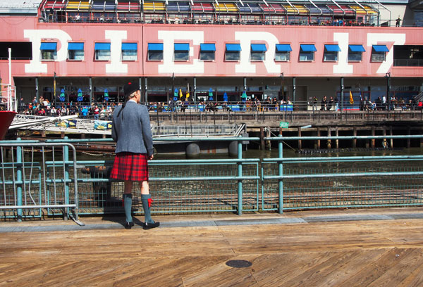 Hidden no more, Seaport developer’s desire for hotels & housing revealed 2 Downtown Express photo by Milo Hess It was Tartan Day at the Seaport Saturday. More photos on P. 2.