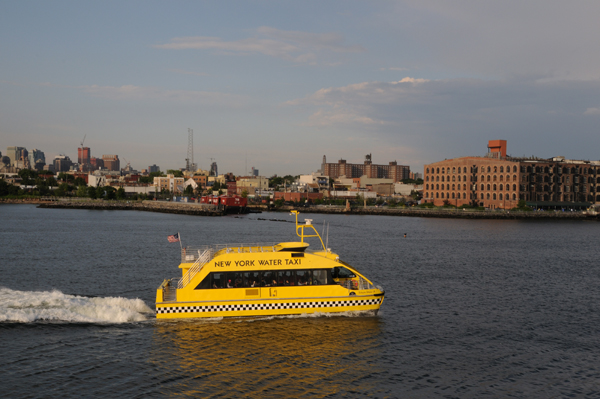 Free Red Hook ferry service to be added May 25 2 New York Water Taxi provides free ferry service between Lower Manhattan and the Ikea store in Brooklyn, passing some of the historic warehouses that line the Brooklyn shoreline. (Photo: Terese Loeb Kreuzer)
