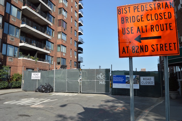 81st Street Access Ramp to East River Pedestrian Bridge Halted Amidst CB8 Tensions 17
