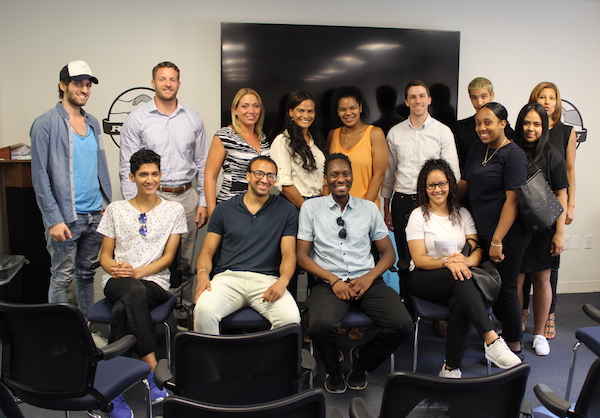 Manhattan Employees of Spanish Retailer Zara Win Union Representation 2 Employees of Zara are joined by other members of Local 1102, which workers at the Spanish fashion chain's Manhattan stores just voted to join. | COURTESY: RWDSU