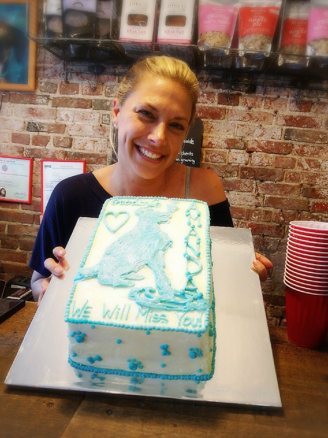 Amanda Zink of Salty Paw and her family are packing up and moving to Florida.