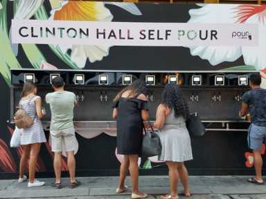 Clinton Hall has brought the convenience of self-serve “beer ATMs” to the Seaport