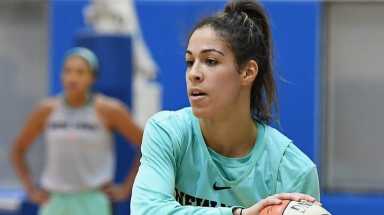 Kia Nurse scored 17 points off the bench in her WNBA