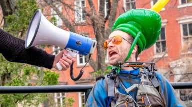 Jon Glaser, star of "Jon Glaser Loves Gear," gets loaded up for the second season.