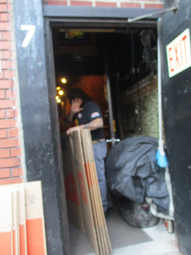 Hells Angels ride off from E. 3rd clubhouse 3 Hells Angels ride off from E. 3rd clubhouse