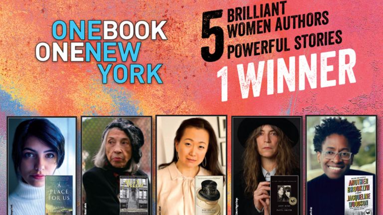 Five books by five women authors were selected as finalists for this year's "One Book, One New York" reading program.