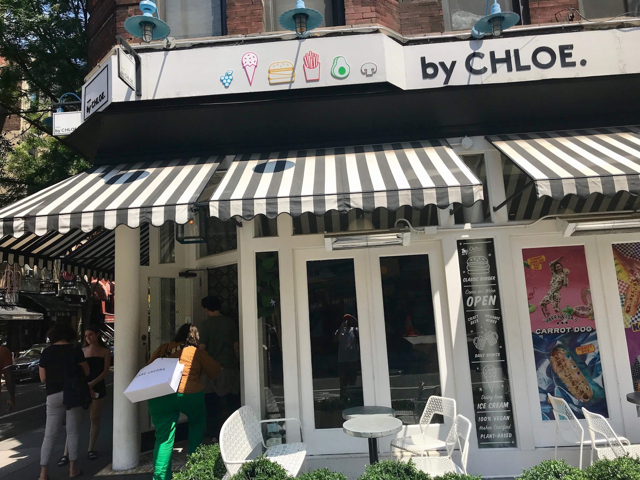 Inside the pop-up's retail store. (Photo by Gabe Herman)