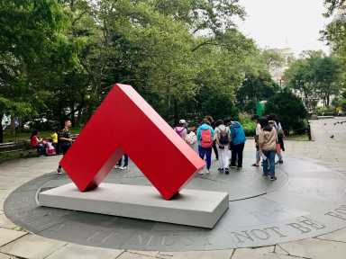 Centenarian artist's sculptures on view in City Hall Park 32 IMG_7968