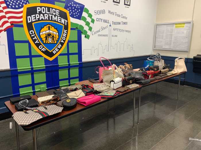 Fake bags sold on Canal Street in Soho seized by cops in weekend operation 14