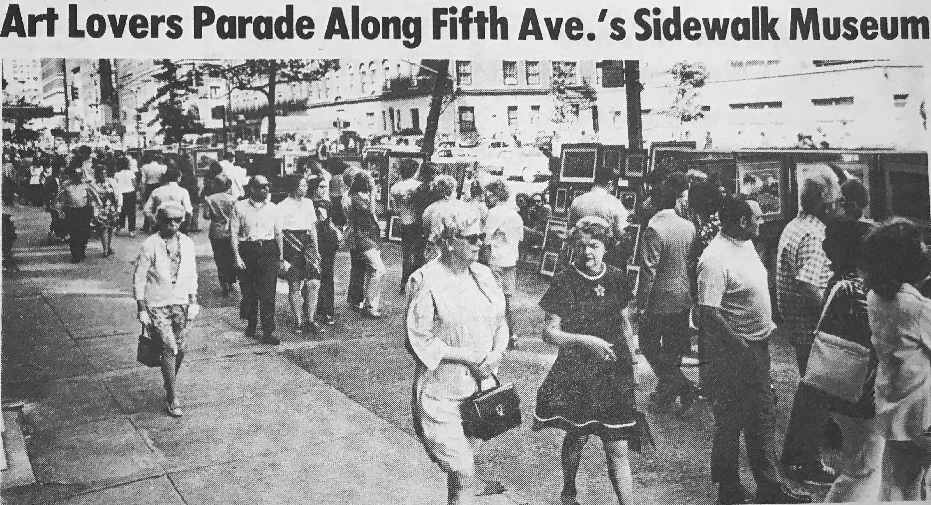 Manhattan Snaps: Outdoor Art Show in ’72 2