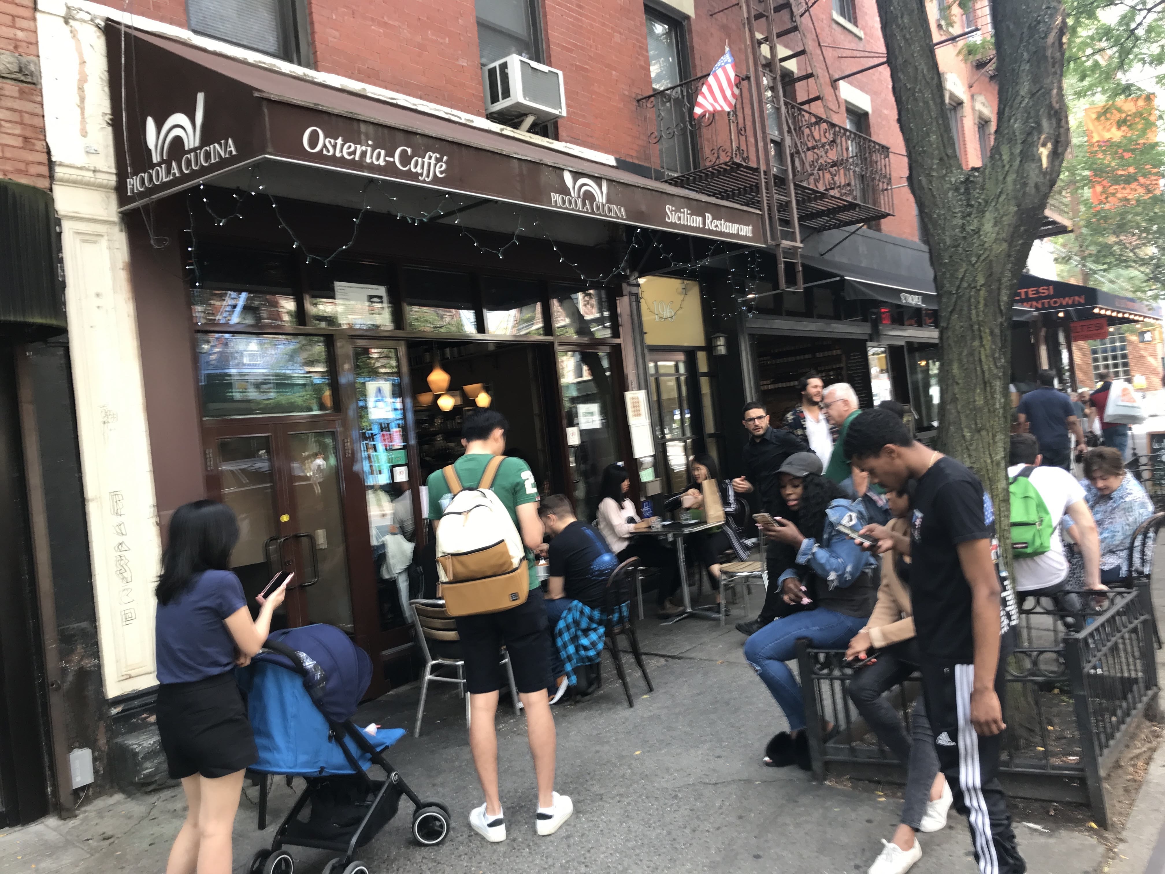 Sculpture dedicated to transgender community debuts in Tribeca Park 2 Artist Rubem Robierb speaking in front of his "Dandara" sculpture at the unveiling ceremong. (Photo by Gabe Herman)