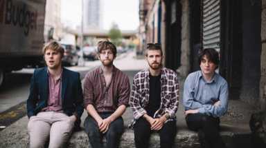 Girl Band members, from left: Dara Kiely, Alan Duggan, Adam Faulkner and Daniel Fox.
  