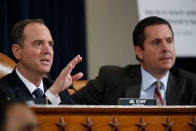 Alexander Vindman, Jennifer Williams, Adam Schiff, Devin Nunes