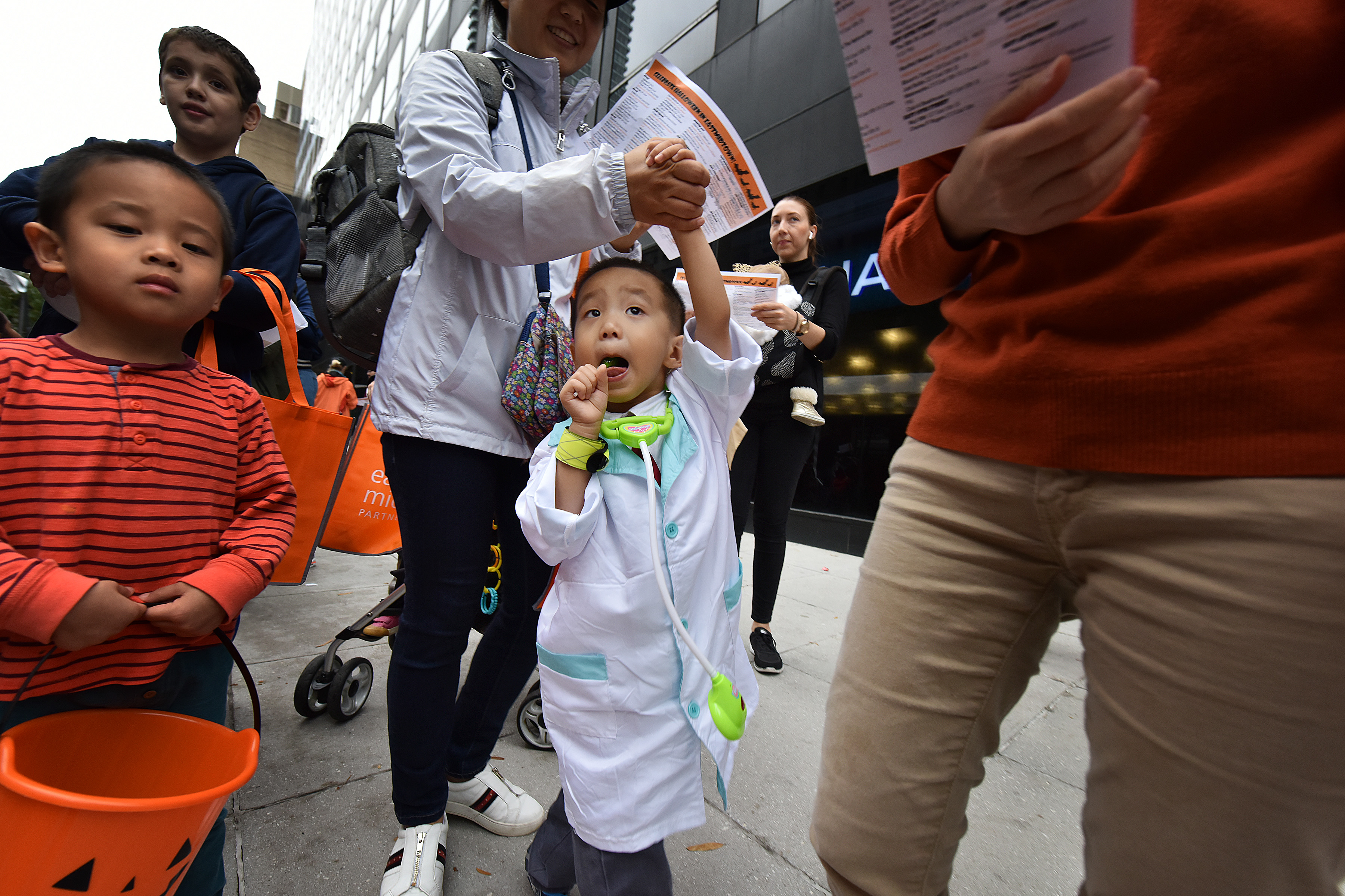 Highlights of trick-or-treating in East Midtown 9