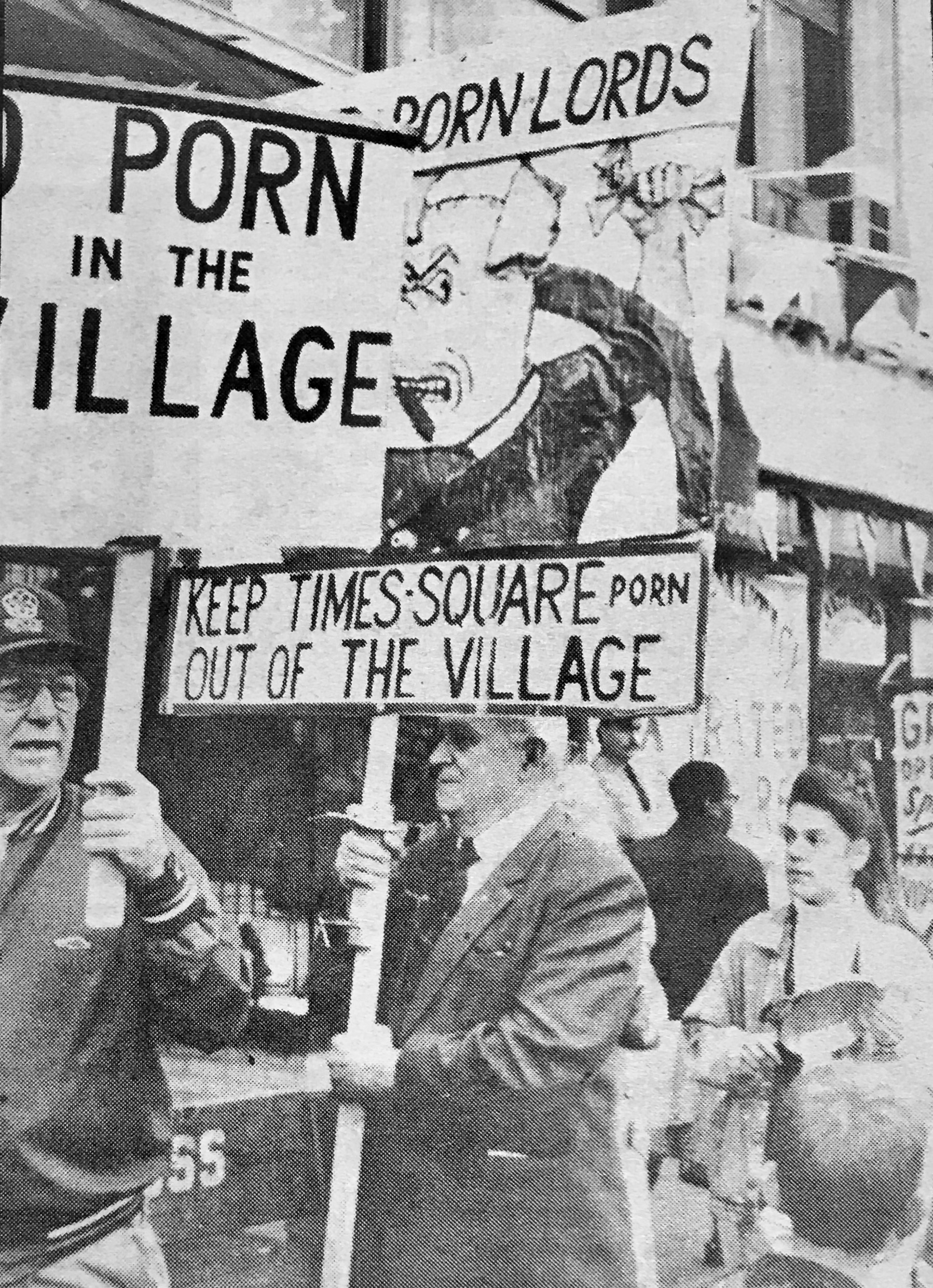 Manhattan Snaps: Protesting sleaze on Sixth Ave. in 1989 2