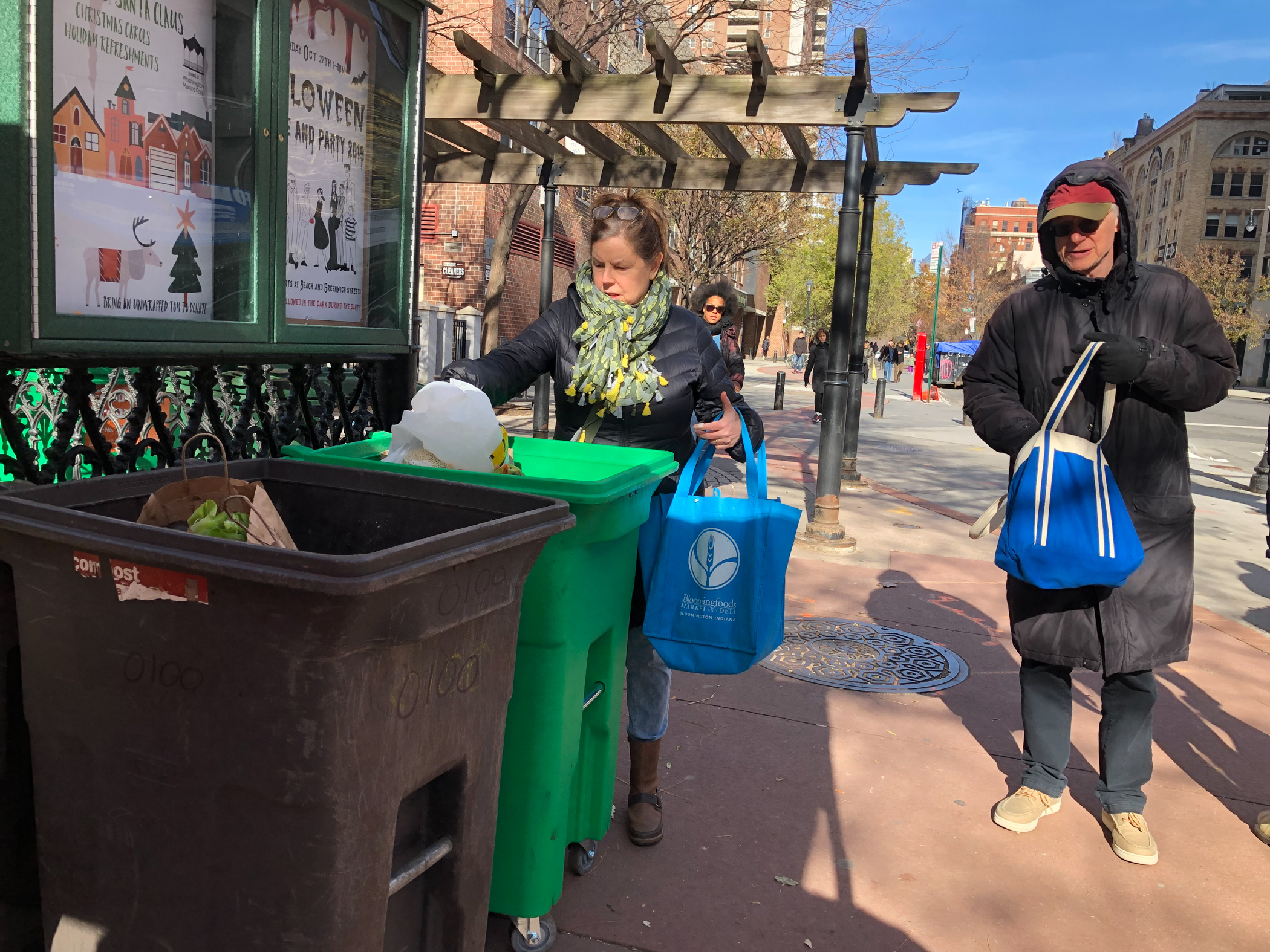 Compost drop-off: Tribeca-style 5