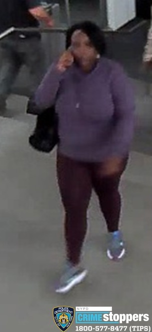 Village blotter includes brazen store robbery on Thanksgiving 4 Police are looking for this woman in connection with an alleged stolen wallet at Kiki's that led to a MacBook purchase. (Courtesy NYPD)