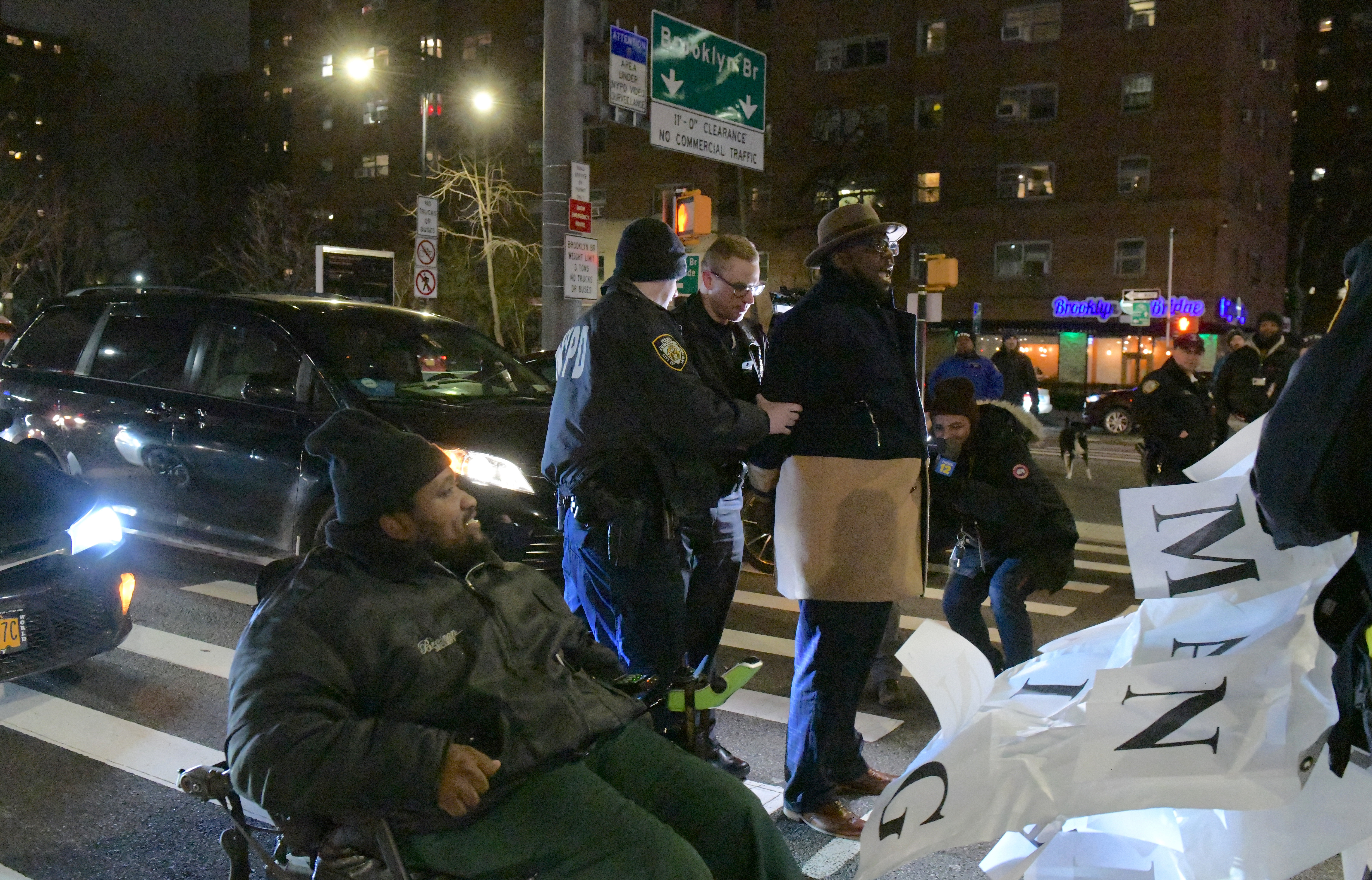 Protest to 'Stop Human Trafficking' ends up briefly stopping rush hour traffic in Brooklyn 2