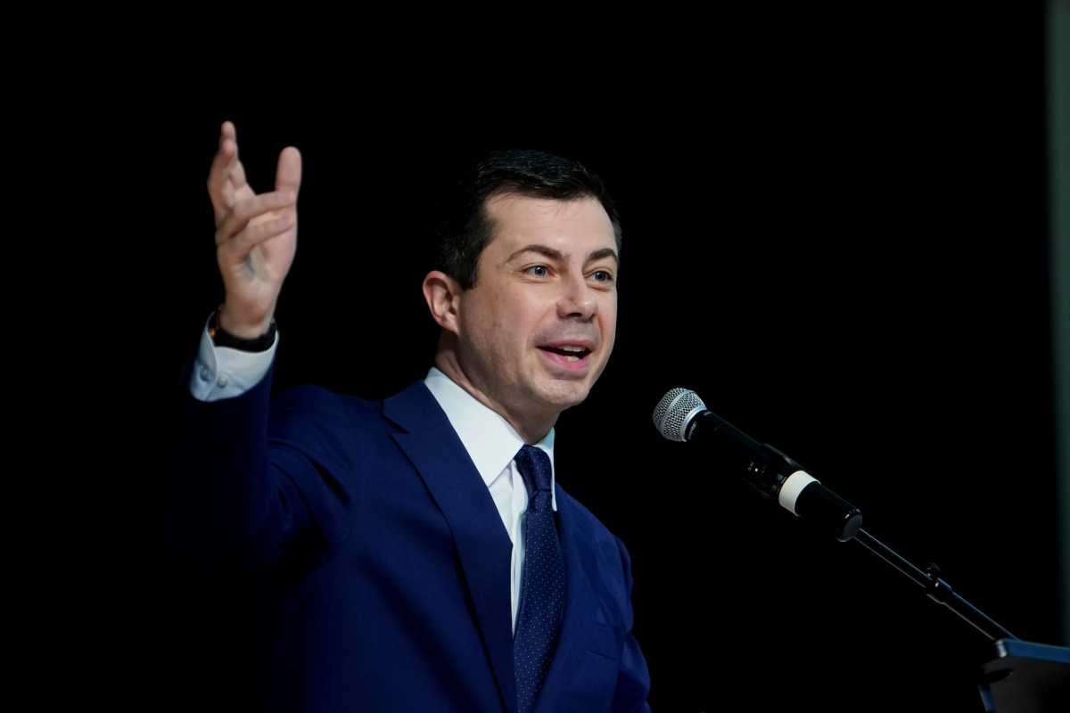 Democratic 2020 U.S. presidential candidate former South Bend, Indiana Mayor Pete Buttigieg attends the Ministers’ Breakfast hosted by National Action Network in North Charleston