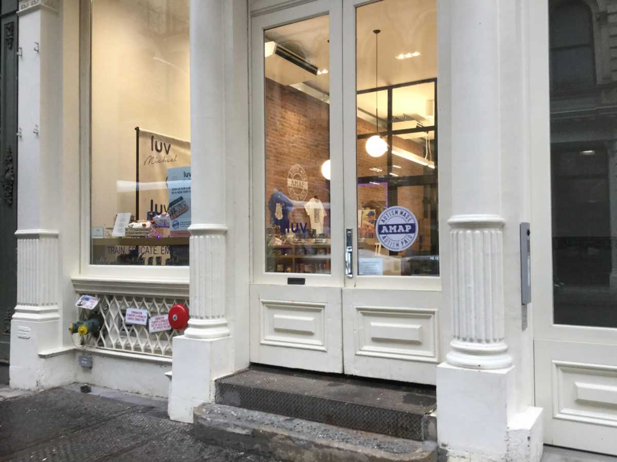 The Luv Michael store on Walker Street