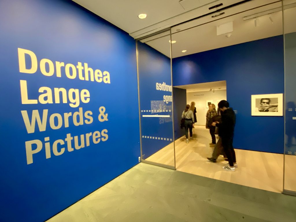 Meaning in Dorothea Lange’s photos, and their interactions with text, in MoMA exhibition 4