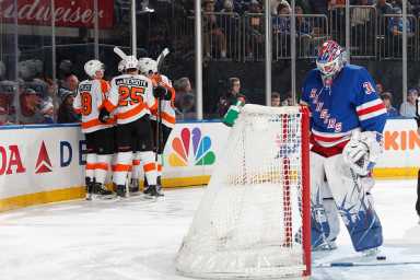 Flyers vs. Rangers