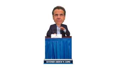 cuomo bobblehead lead