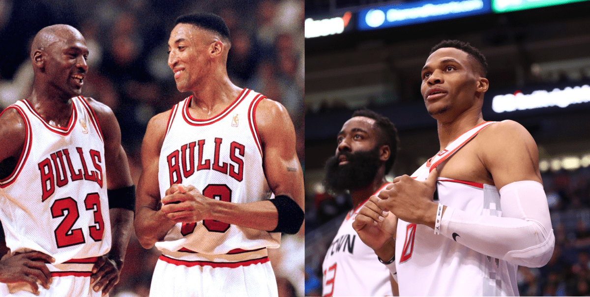 Jordan, Pippen, Harden, Westbrook