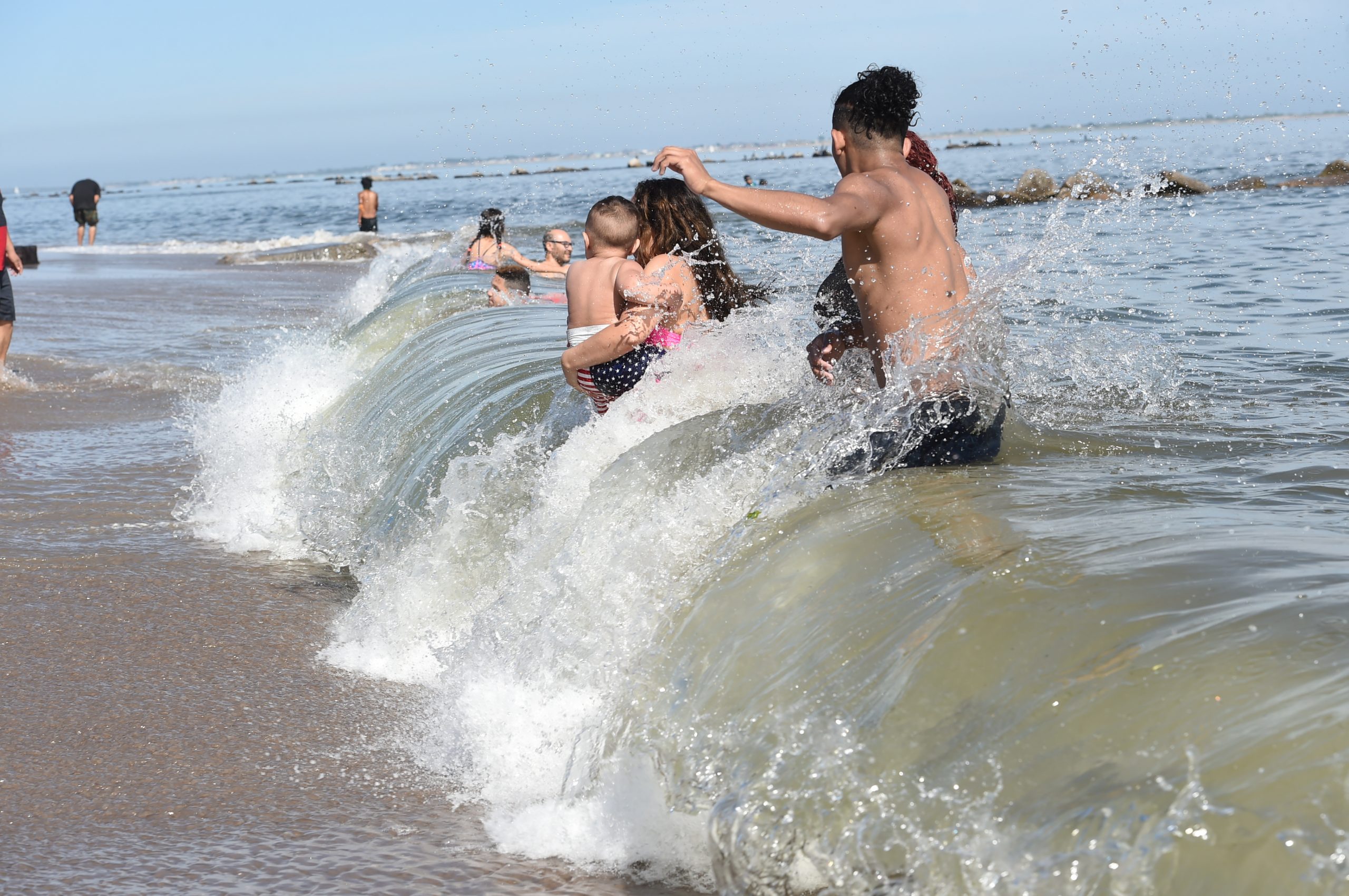 Stormy morning turned into sunny first day with lifeguards at Coney Island 6