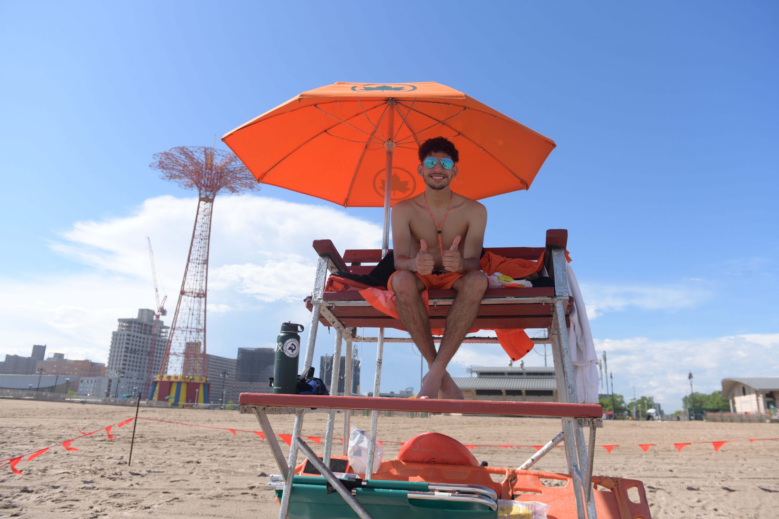 Stormy morning turned into sunny first day with lifeguards at Coney Island 5