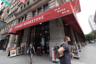 Strand Bookstore, a fixture and landmark on Broadway in the East Village.