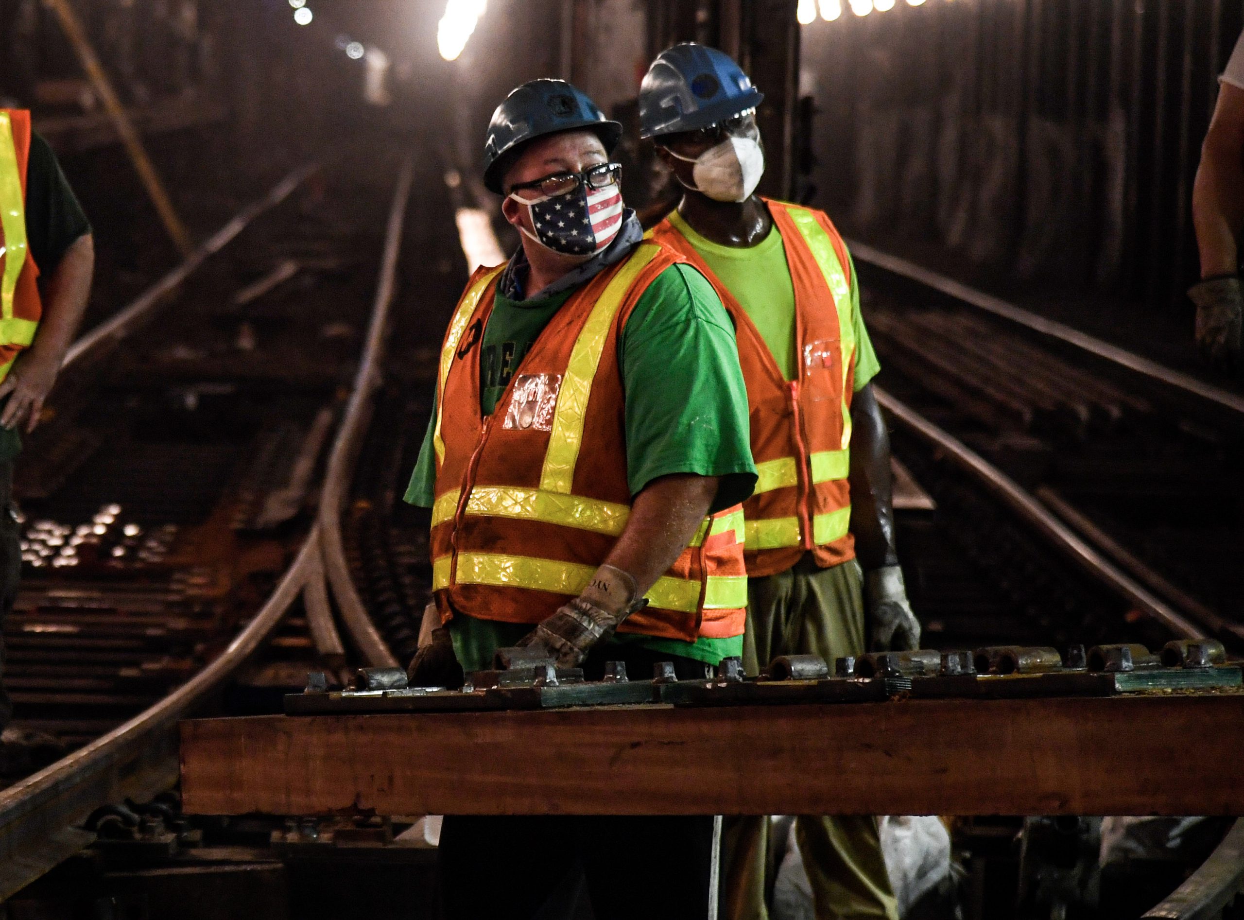 SEE IT: Get a closer look at the MTA's switch repairs on the 4-5-6 trains in Manhattan 4