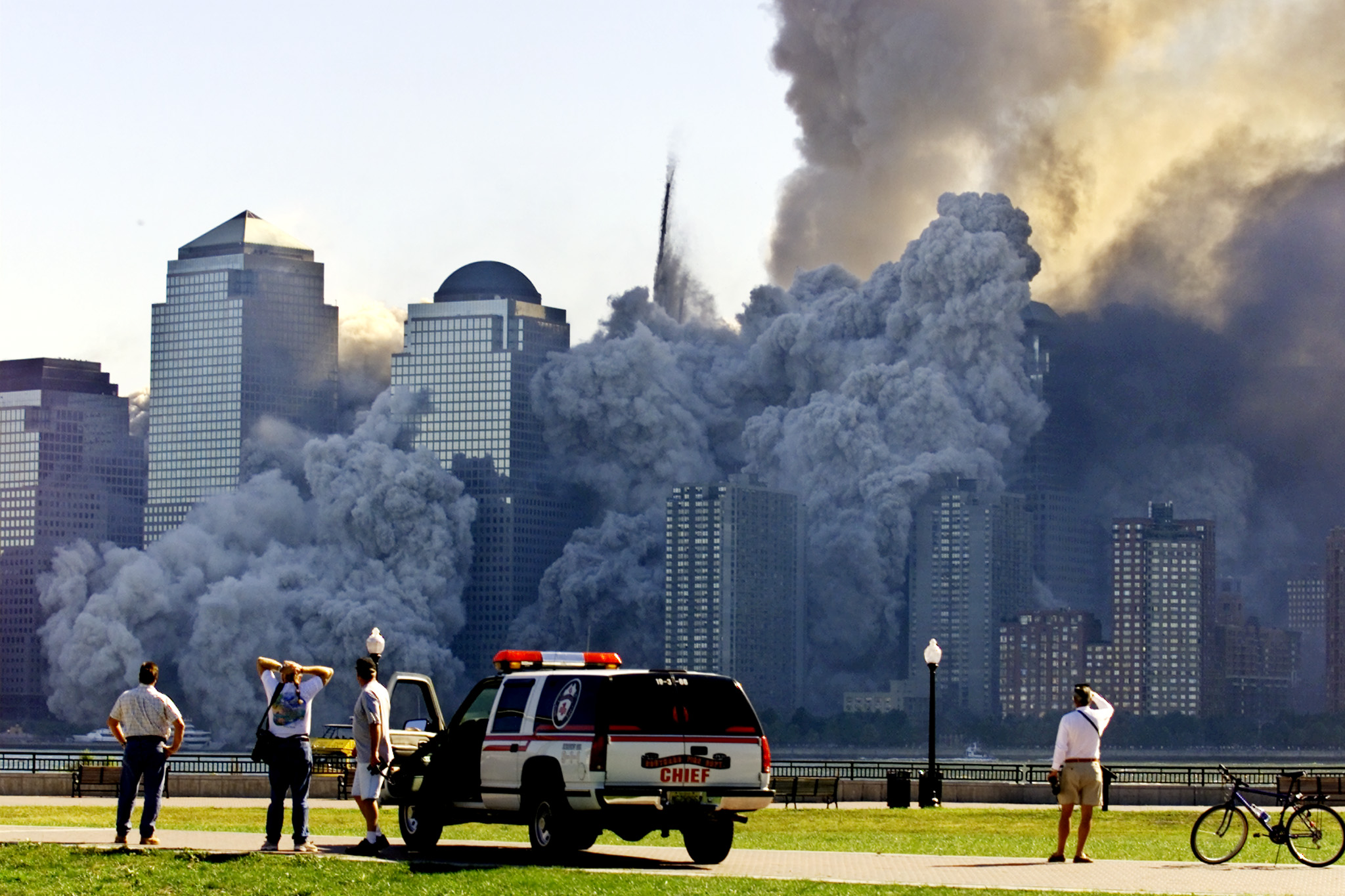 These images show horror and heroism in New York on 9/11, 19 years ago Friday 6