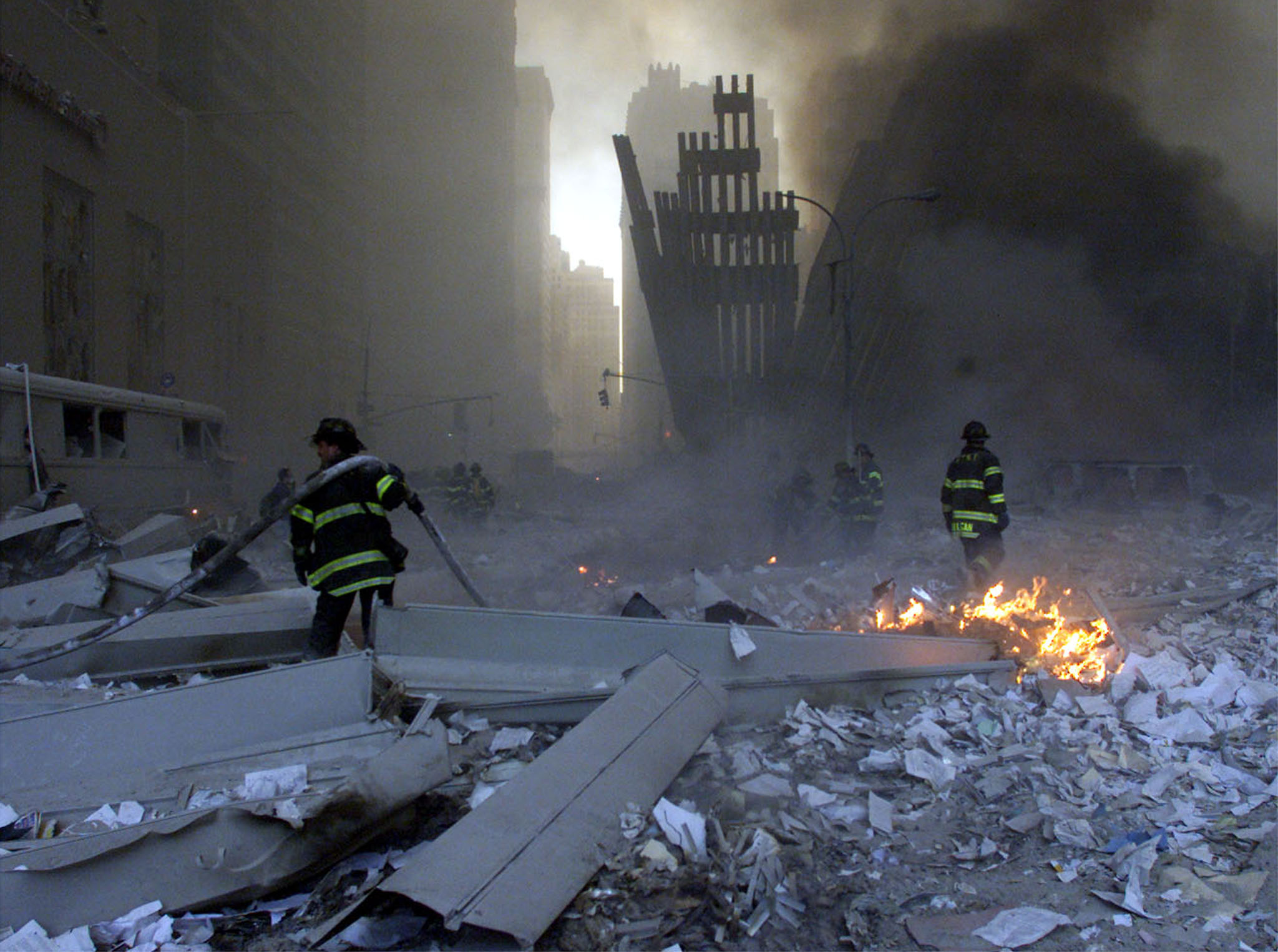 These images show horror and heroism in New York on 9/11, 19 years ago Friday 9