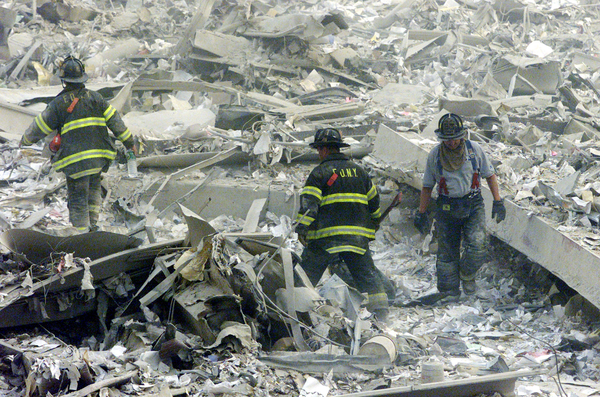 These images show horror and heroism in New York on 9/11, 19 years ago Friday 13