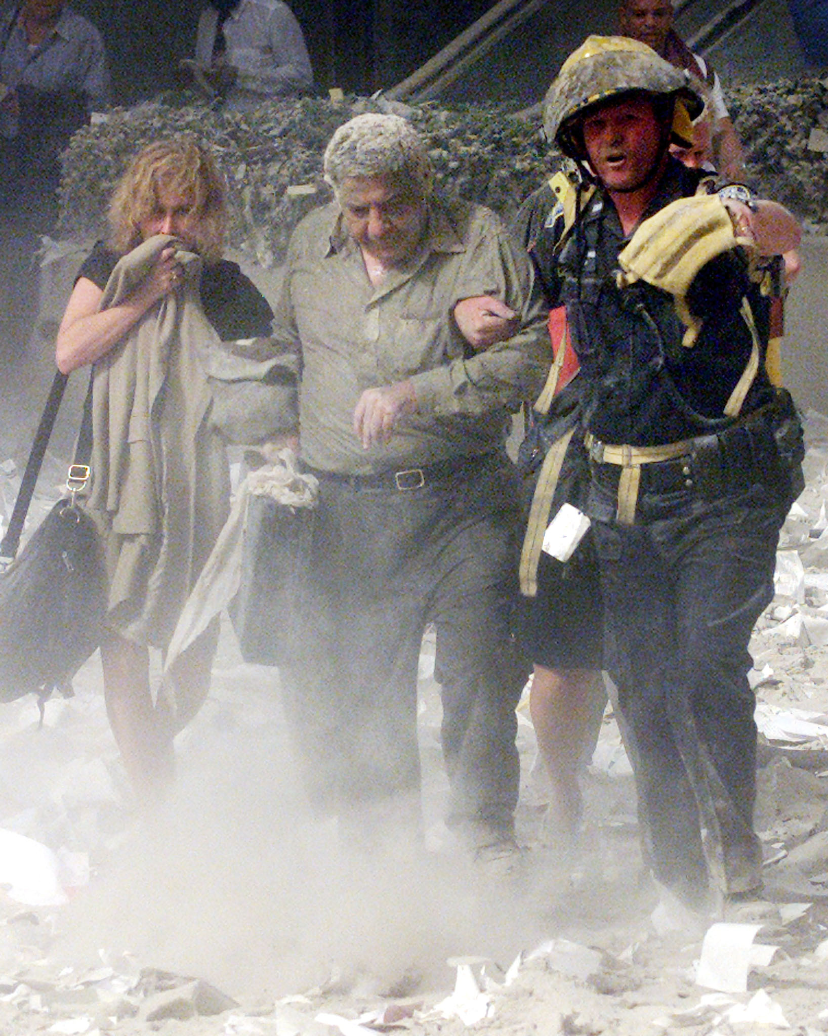 These images show horror and heroism in New York on 9/11, 19 years ago Friday 8