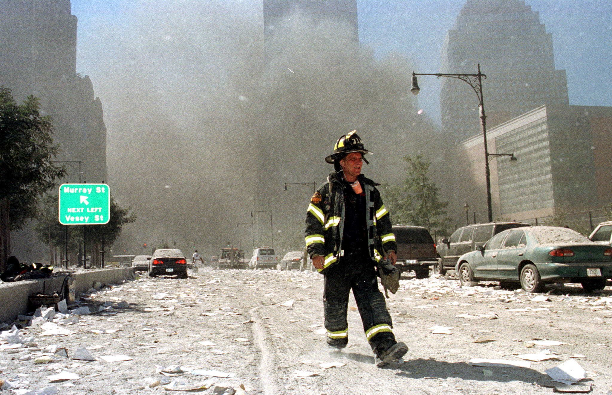 These images show horror and heroism in New York on 9/11, 19 years ago Friday 17