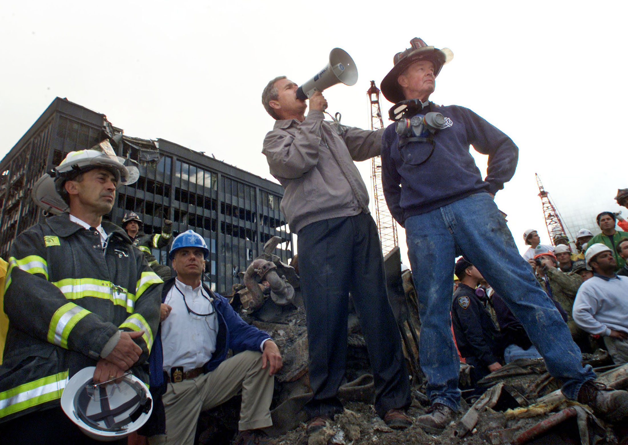 These images show horror and heroism in New York on 9/11, 19 years ago Friday 21