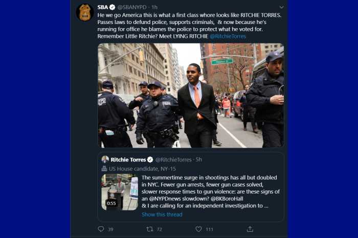 Mean tweet from police union slanders Bronx Congress candidate as 'first class whore' 4