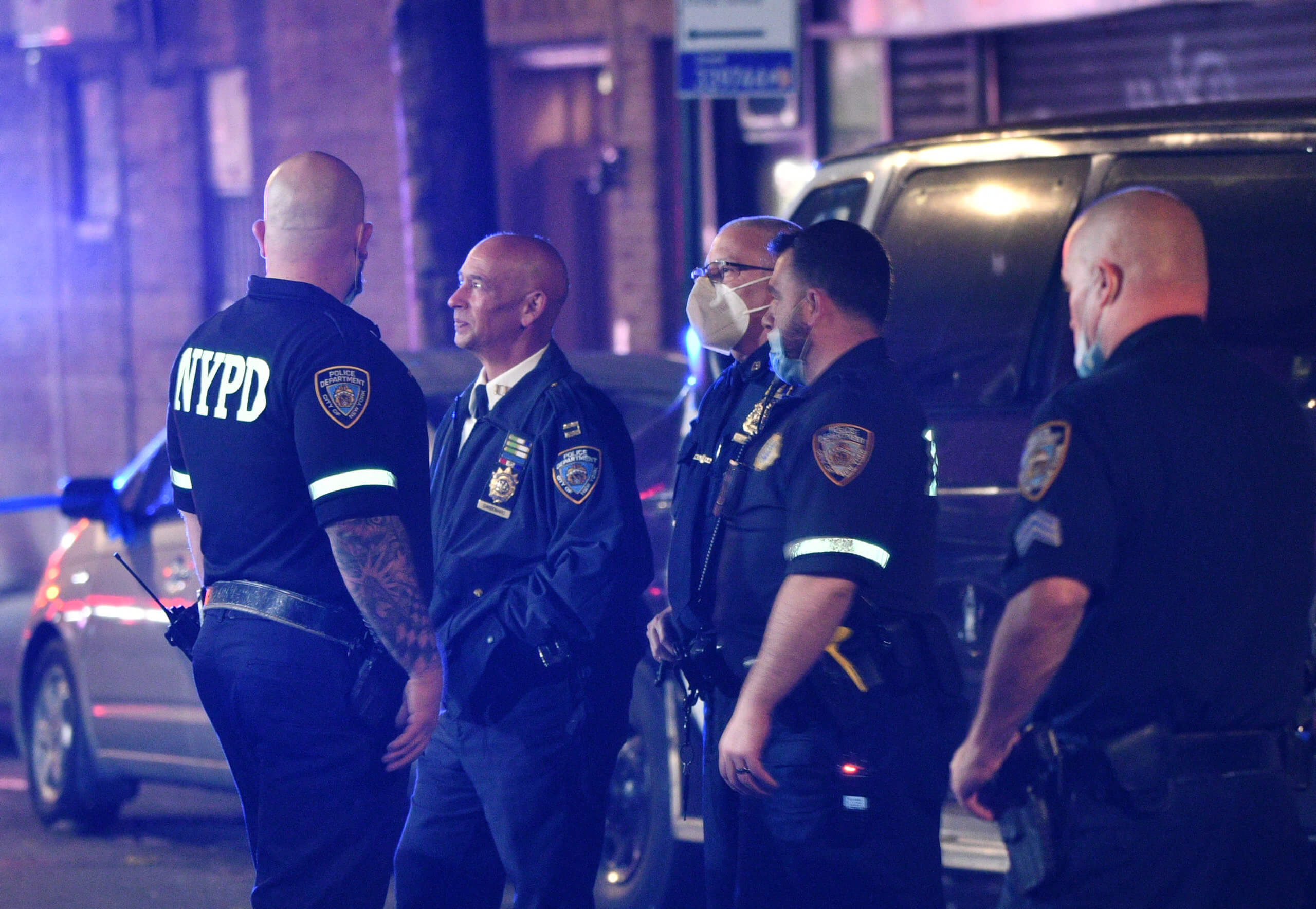 Three males were shot in a drive by shooting in front of 347 East 49 Street in East Flatbush, Brooklyn