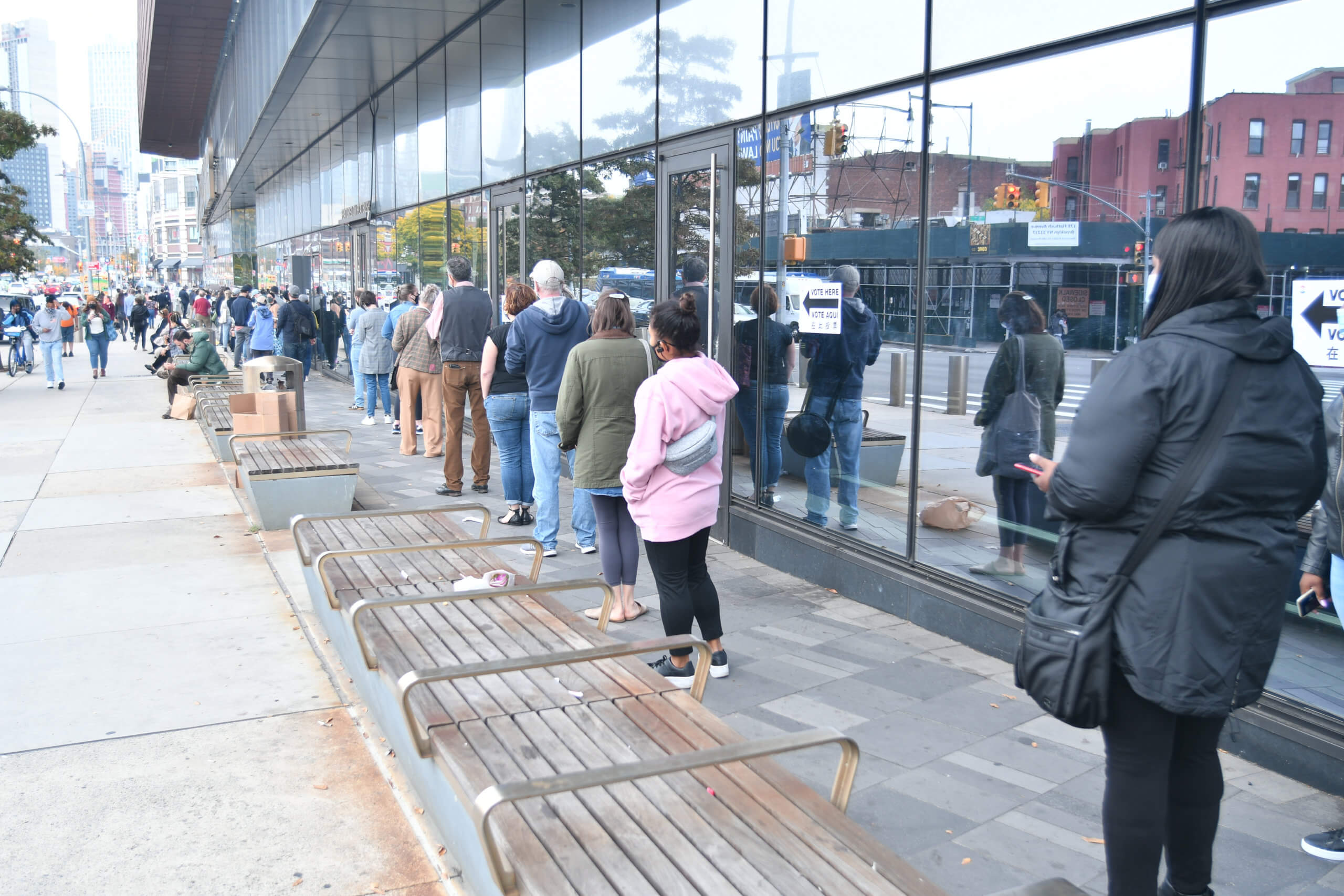 THEY VOTED: More than 93,000 New Yorkers cast ballots on first day of early voting 11