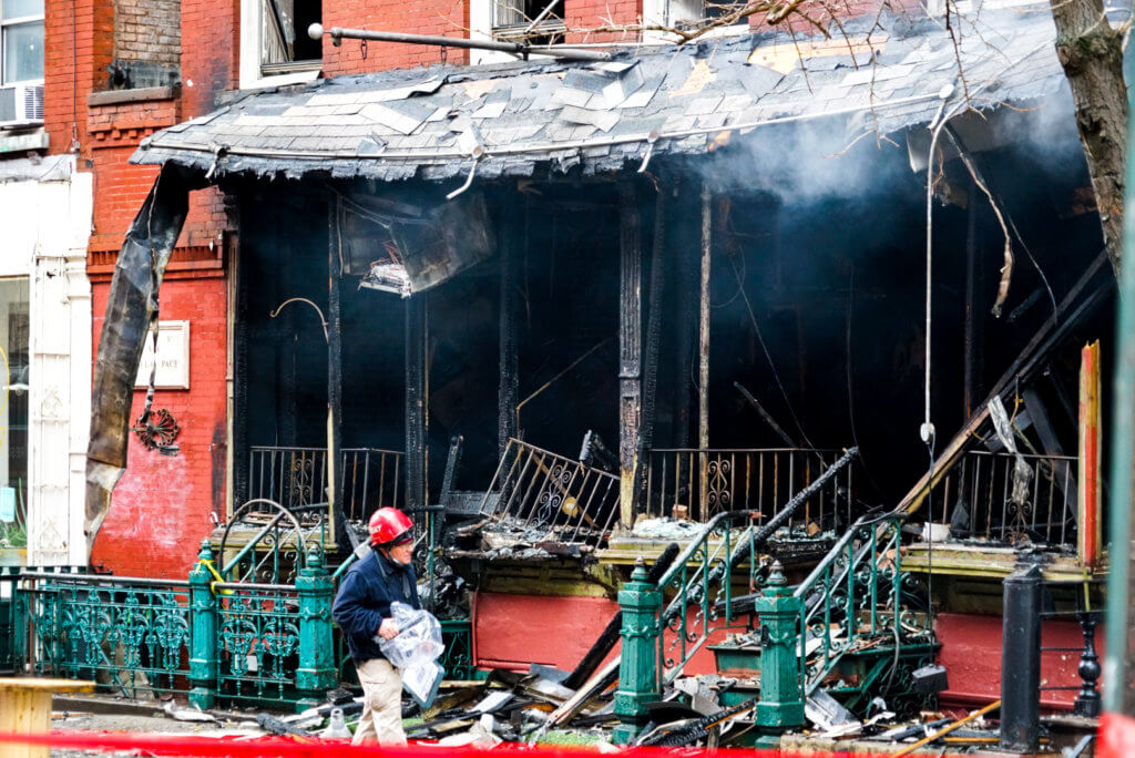 Electrical Fire destroys Middle Collegiate Church, Rev. Lewis says the Liberty Bell will ring again 2