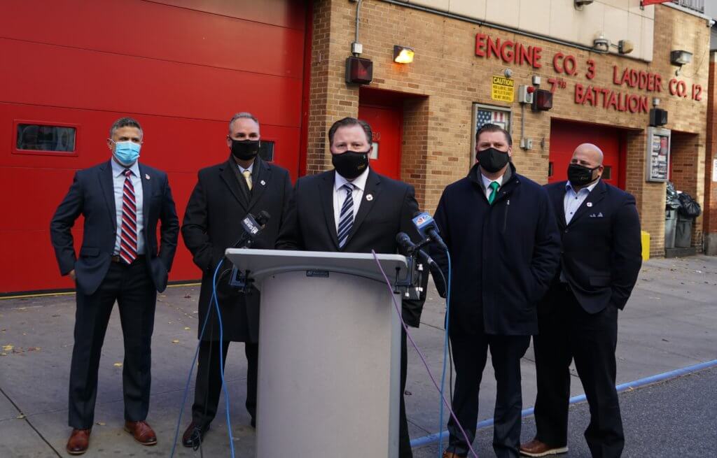 Fire officers' union boss said FDNY members should get COVID-19 vaccine, but won't face mandate 2