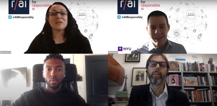 Center for Responsible AI at NYU Tandon tackles big tech questions in latest webinar 3