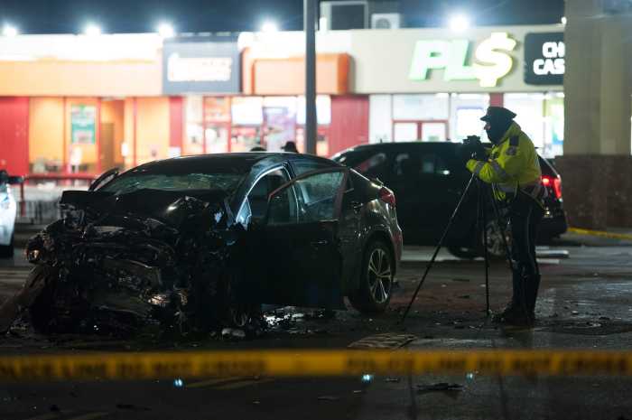 Six injured in Brooklyn high-speed crash involving sedan and MTA bus 2