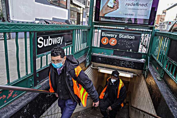 Woman struck by J train at Bowery station on Lower East Side 4