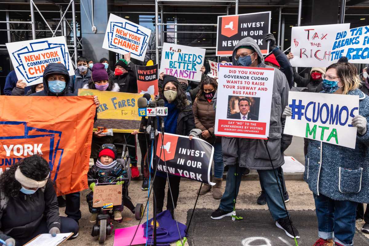 NY: Rally To Stop Unfair Fare Hike