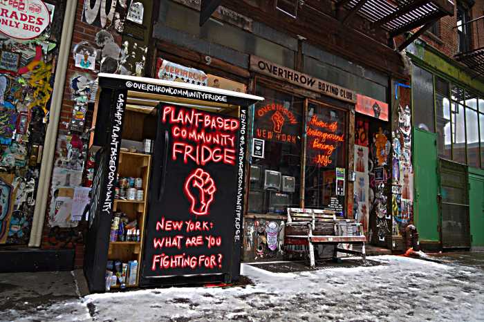 NoHo community refrigerator offers vegan food to all 2