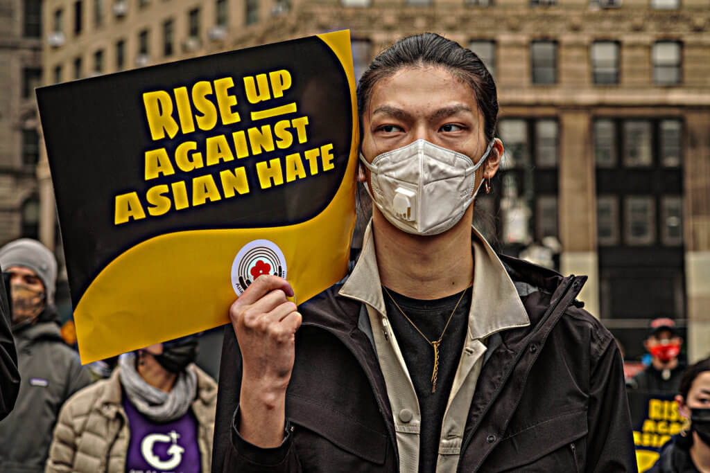 Rising up: Hundreds rally in Manhattan to condemn COVID-19 related anti-Asian hate crimes 5