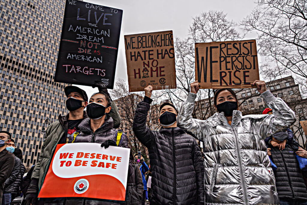 Rising up: Hundreds rally in Manhattan to condemn COVID-19 related anti-Asian hate crimes 2